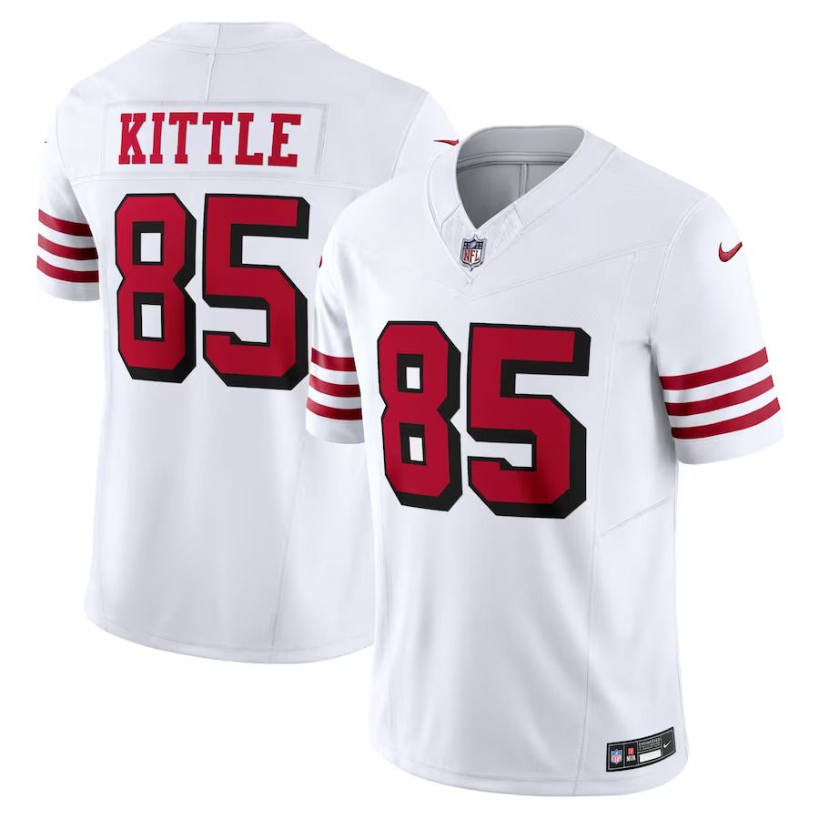 Men San Francisco 49ers 85 George Kittle Nike White Alternate Vapor F.U.S.E. Limited NFL Jersey